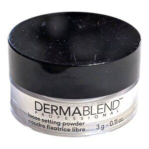 Dermablend Loose Setting Powder Original Translucent Travel .11oz 3g New Sealed
